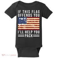 If This Flag Offends You Ill Help You Pack Baby Bodysuit thumb 0