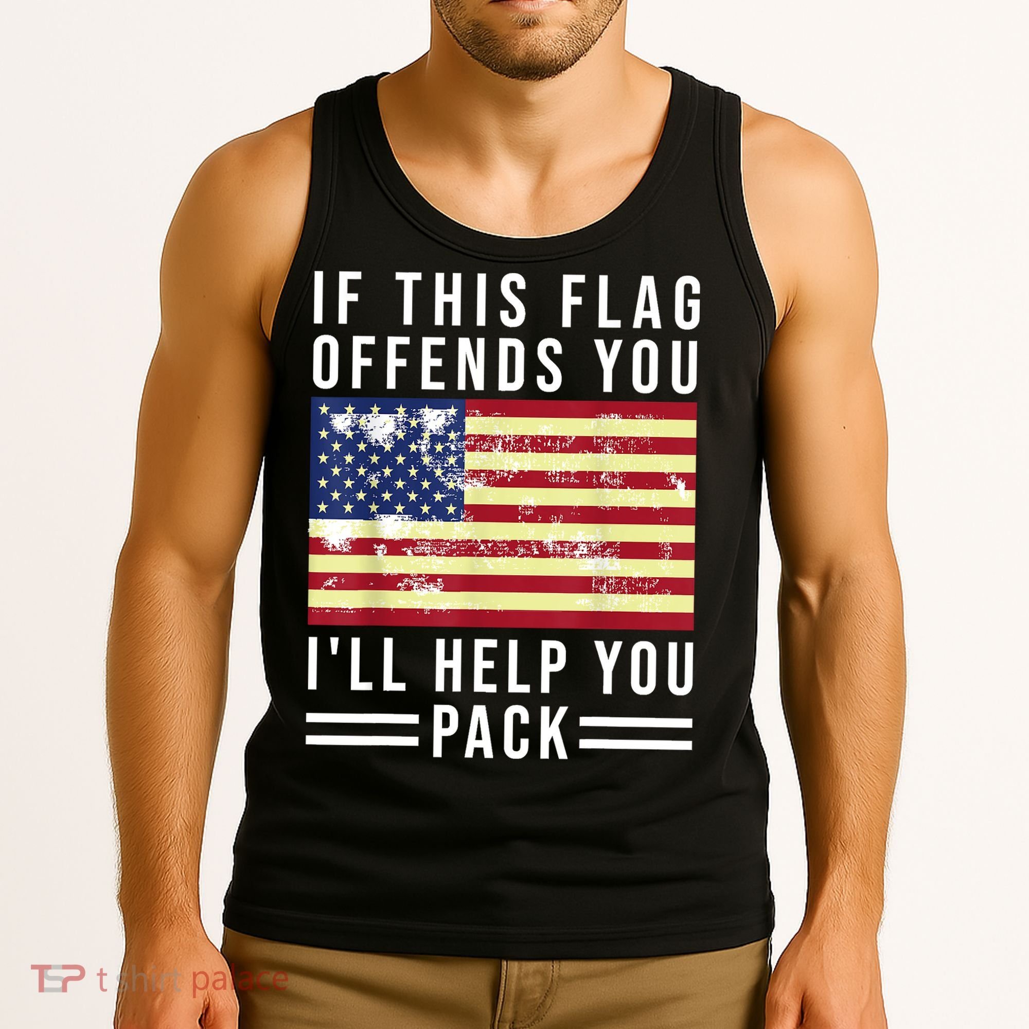 If This Flag Offends You Ill Help You Pack Tank Top