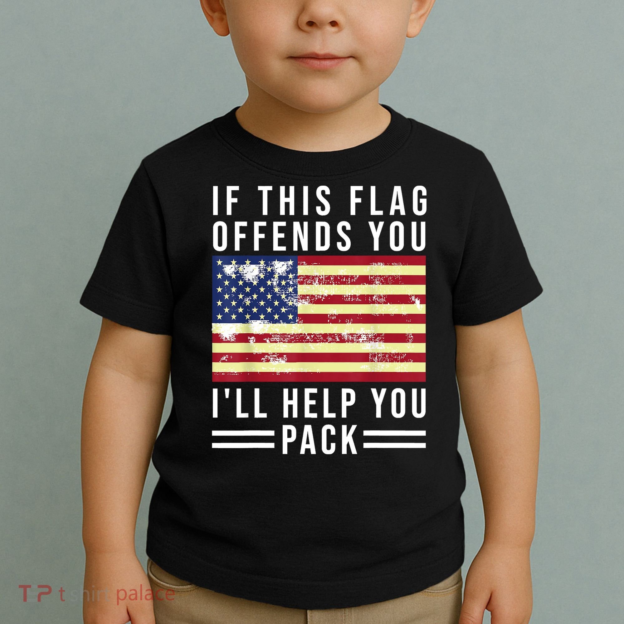 If This Flag Offends You Ill Help You Pack Toddler T-Shirt