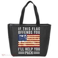 If This Flag Offends You Ill Help You Pack Tote Bag thumb 0