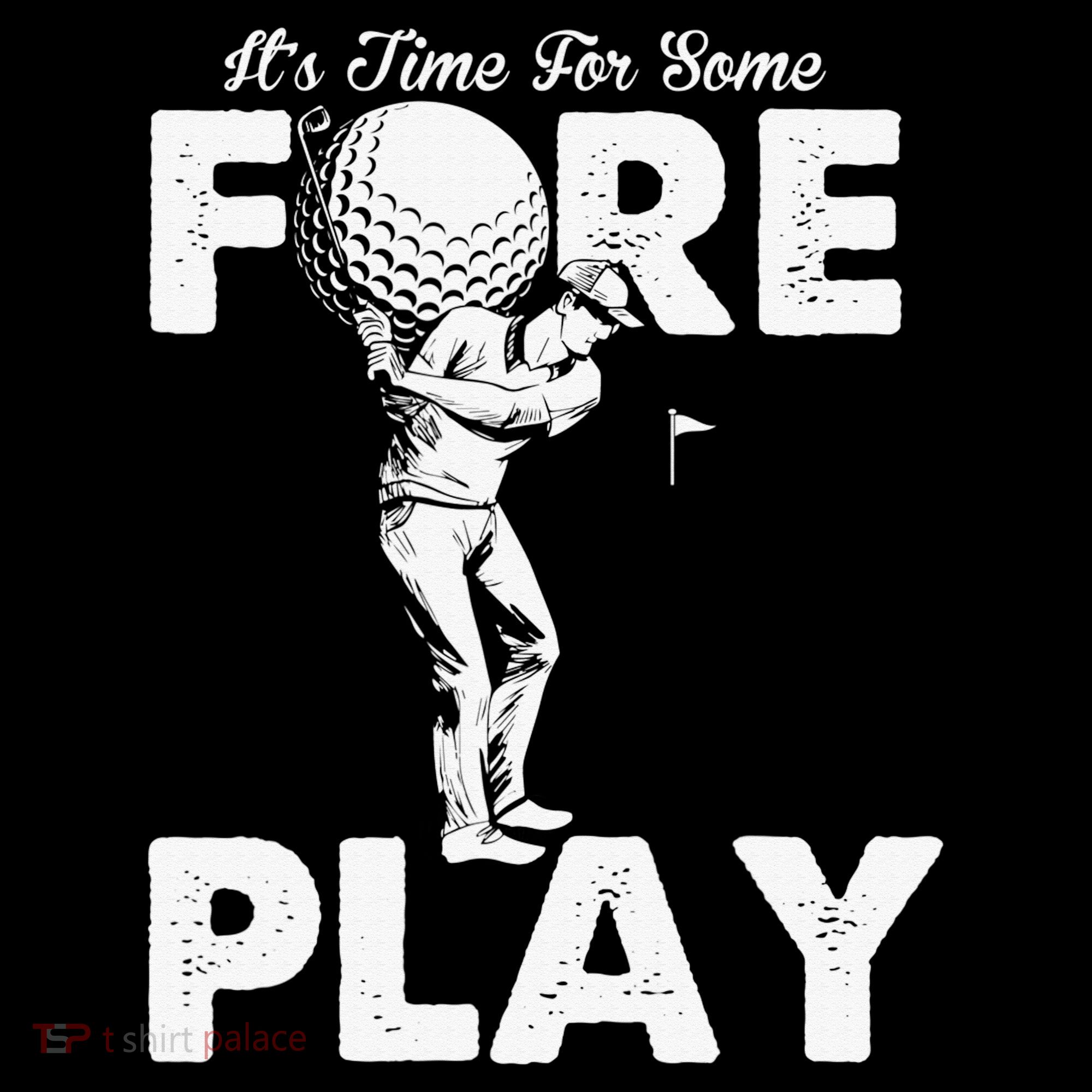 It's Time for Some Foreplay Funny Golf Sexual Innuendo Apron