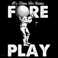 It's Time for Some Foreplay Funny Golf Sexual Innuendo Women's Hoodie thumb 2