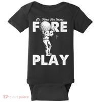 It's Time for Some Foreplay Funny Golf Sexual Innuendo Baby Bodysuit thumb 0