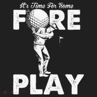 It's Time for Some Foreplay Funny Golf Sexual Innuendo Golf Towel thumb 3