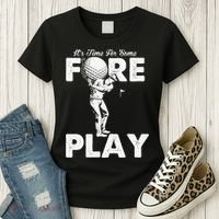 It's Time for Some Foreplay Funny Golf Sexual Innuendo Women's T-Shirt thumb 3