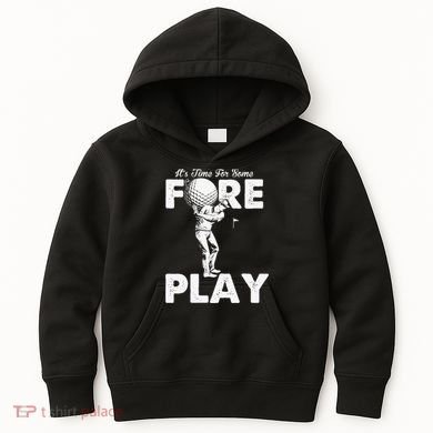 It's Time for Some Foreplay Funny Golf Sexual Innuendo Kids Hoodie