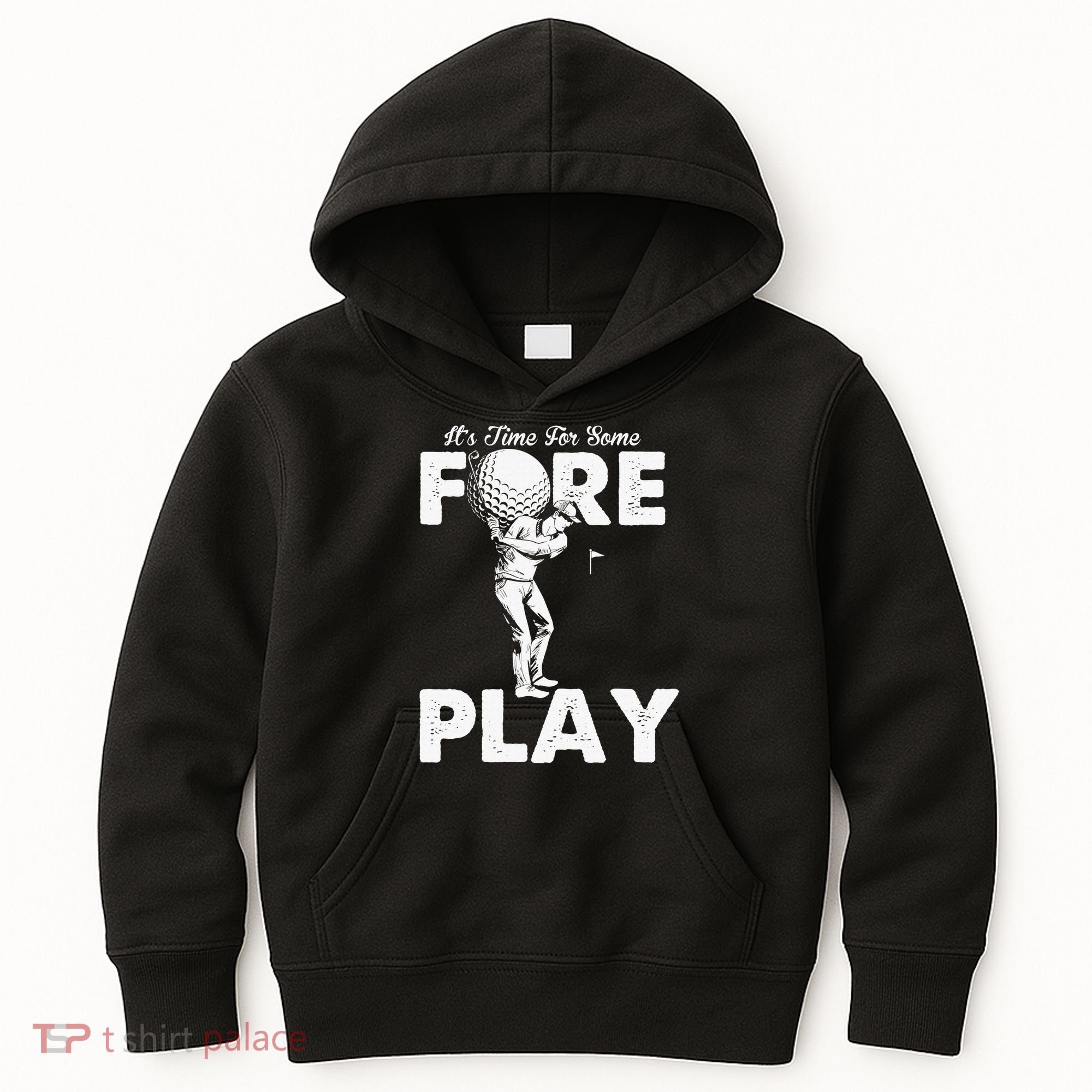 It's Time for Some Foreplay Funny Golf Sexual Innuendo Kids Hoodie