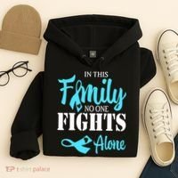 In This Family No One Fights Alone Diabetes Awareness Hoodie thumb 4