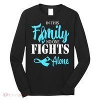 In This Family No One Fights Alone Diabetes Awareness Long Sleeve Shirt thumb 0