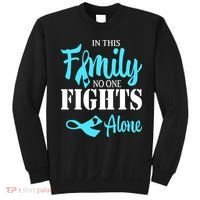 In This Family No One Fights Alone Diabetes Awareness Sweatshirt thumb 0
