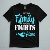 In This Family No One Fights Alone Diabetes Awareness T-Shirt thumb 5