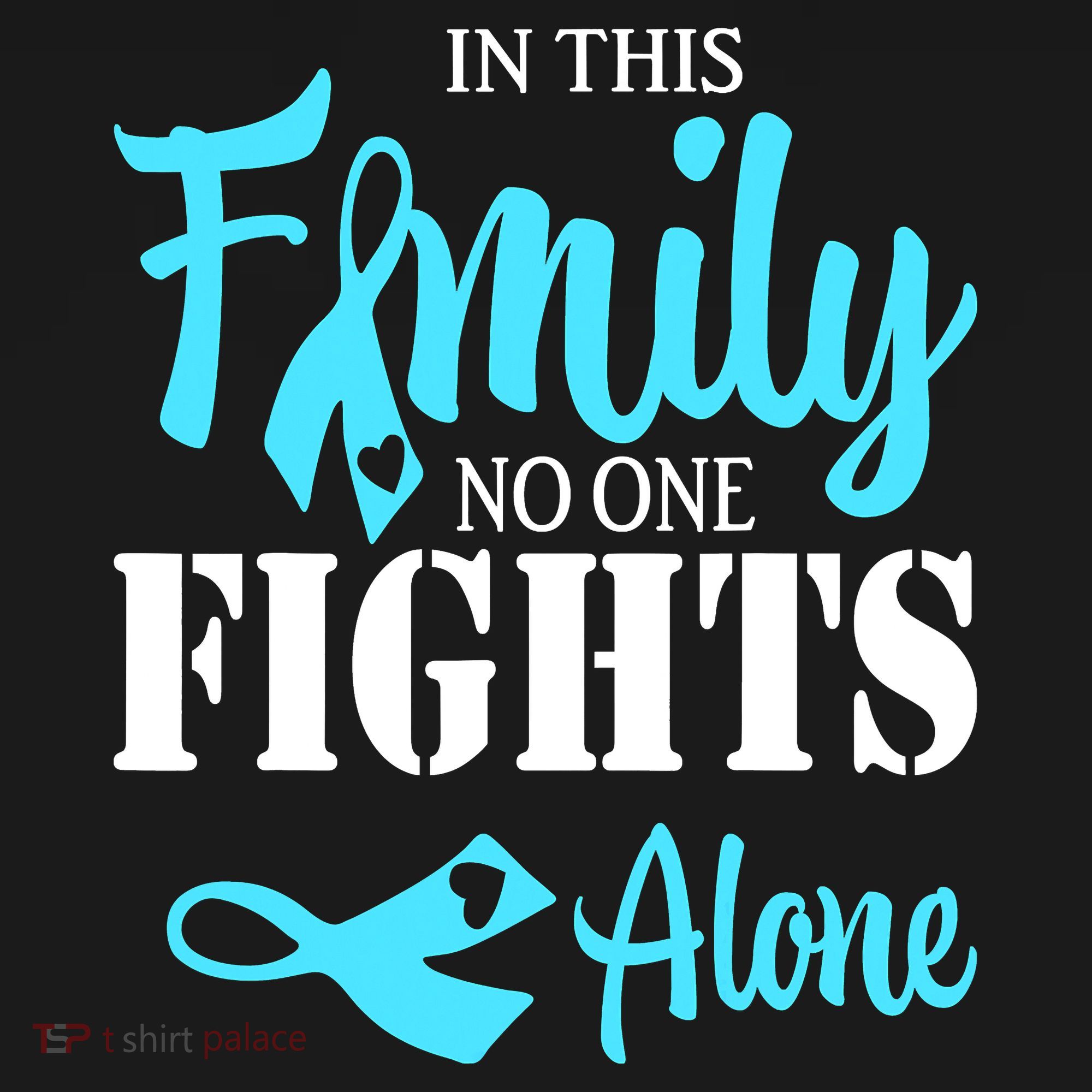 In This Family No One Fights Alone Diabetes Awareness Women's Hoodie