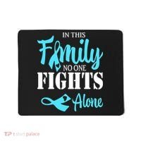In This Family No One Fights Alone Diabetes Awareness Mousepad thumb 0