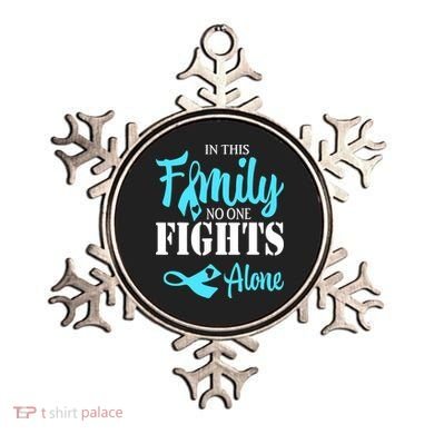 In This Family No One Fights Alone Diabetes Awareness Ornament