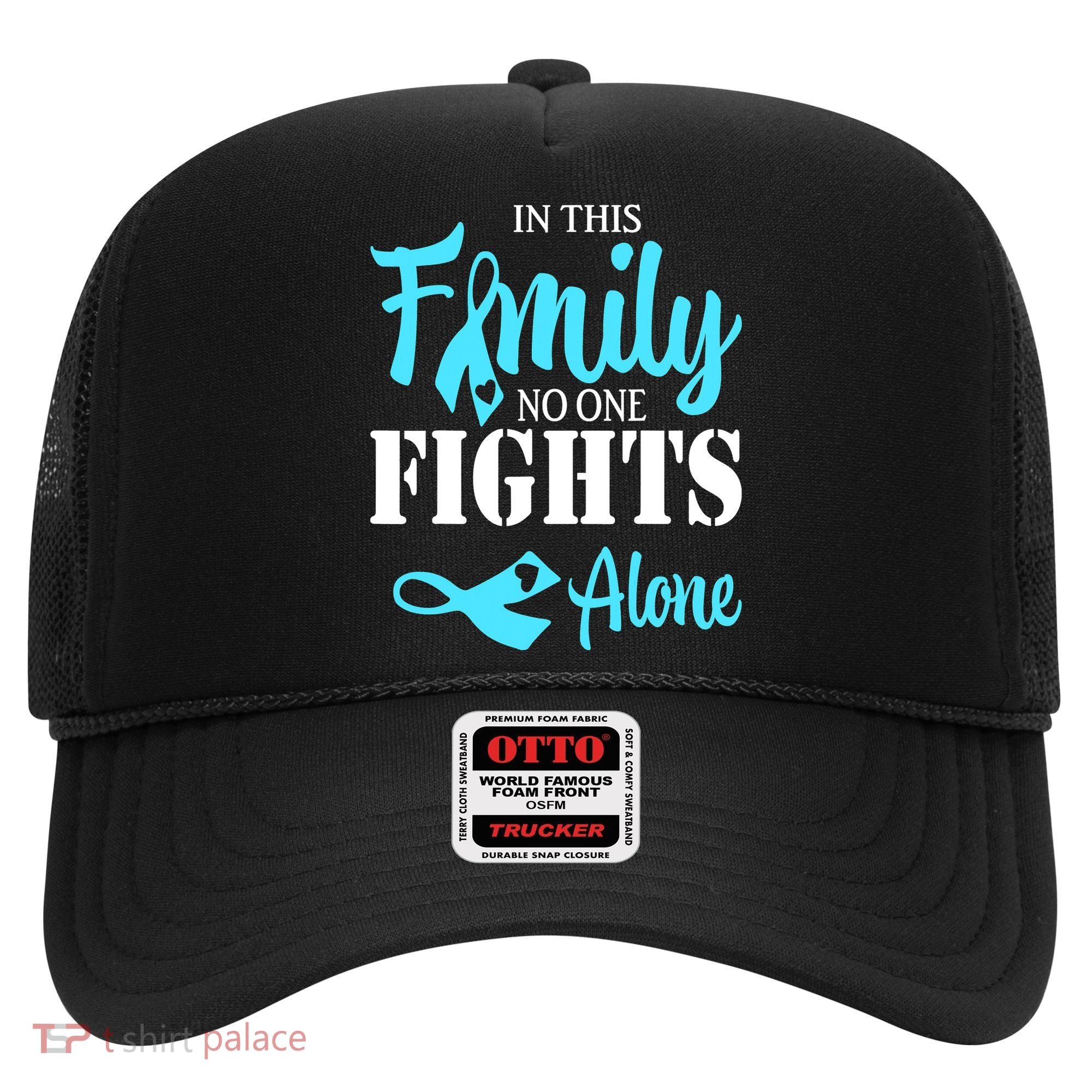 In This Family No One Fights Alone Diabetes Awareness Hat