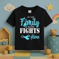 In This Family No One Fights Alone Diabetes Awareness Toddler T-Shirt thumb 3
