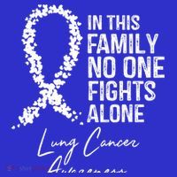 In This Family No One Fights Alone Gift Lung Cancer Mousepad thumb 1