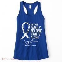 In This Family No One Fights Alone Gift Lung Cancer Women's Tank Top thumb 0