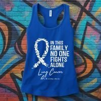 In This Family No One Fights Alone Gift Lung Cancer Women's Tank Top thumb 3