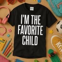 I'm The Favorite Child  Kids T-Shirt thumb 3