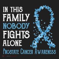 In This Family Nobody Fights Alone Prostate Cancer Gift Women's Sweatshirt thumb 2