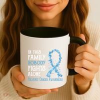 In This Family Nobody Fights Alone Prostate Cancer Gift Coffee Mug thumb 3