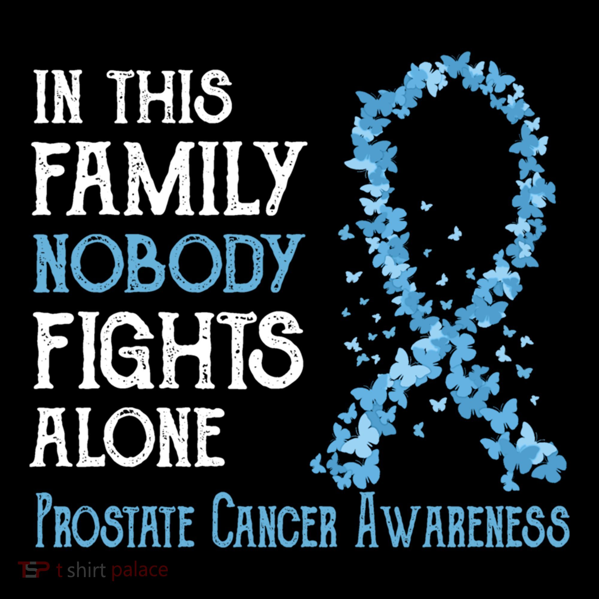 In This Family Nobody Fights Alone Prostate Cancer Gift Coffee Mug