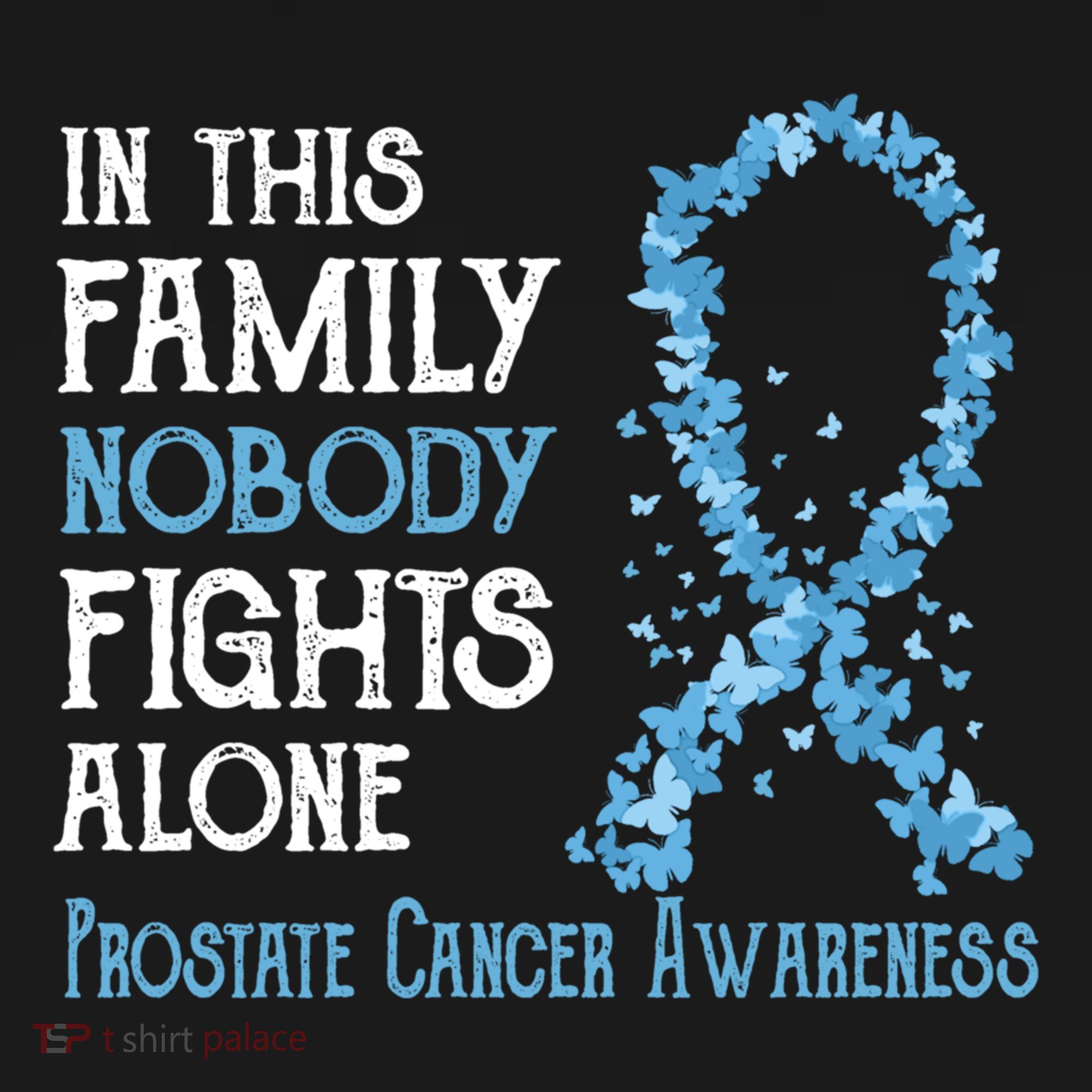 In This Family Nobody Fights Alone Prostate Cancer Gift Women's Hoodie