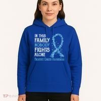 In This Family Nobody Fights Alone Prostate Cancer Gift Hoodie thumb 5