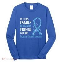 In This Family Nobody Fights Alone Prostate Cancer Gift Long Sleeve Shirt thumb 0