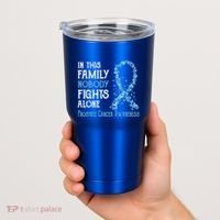In This Family Nobody Fights Alone Prostate Cancer Gift Tumbler thumb 2