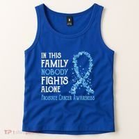 In This Family Nobody Fights Alone Prostate Cancer Gift Tank Top thumb 2