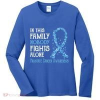 In This Family Nobody Fights Alone Prostate Cancer Gift Women's Long Sleeve Shirt thumb 0