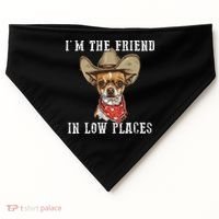 I'm The Friend In Low Places USA-Made Doggie Bandana thumb 0