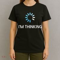 Im Thinking For Geeks Nerds Funny Programmers Tee T-Shirt thumb 4