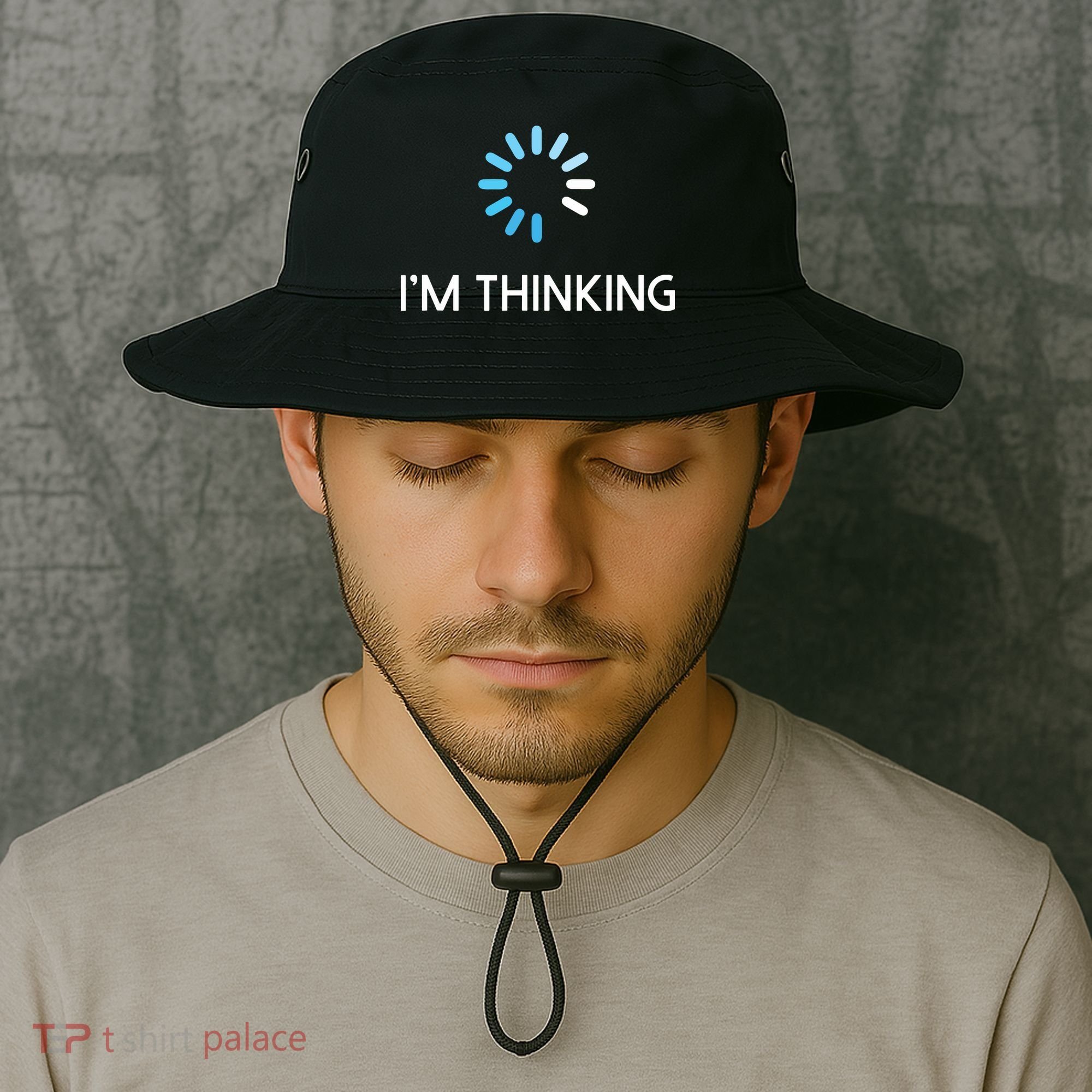 Im Thinking For Geeks Nerds Funny Programmers Tee Bucket Hat