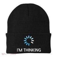 Im Thinking For Geeks Nerds Funny Programmers Tee Beanie thumb 0