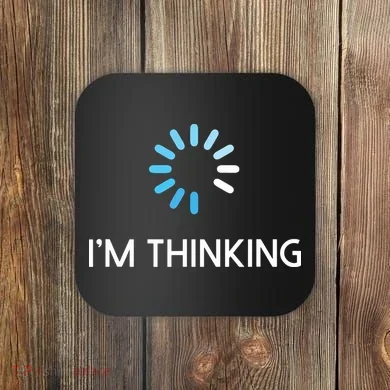 Im Thinking For Geeks Nerds Funny Programmers Tee Coaster