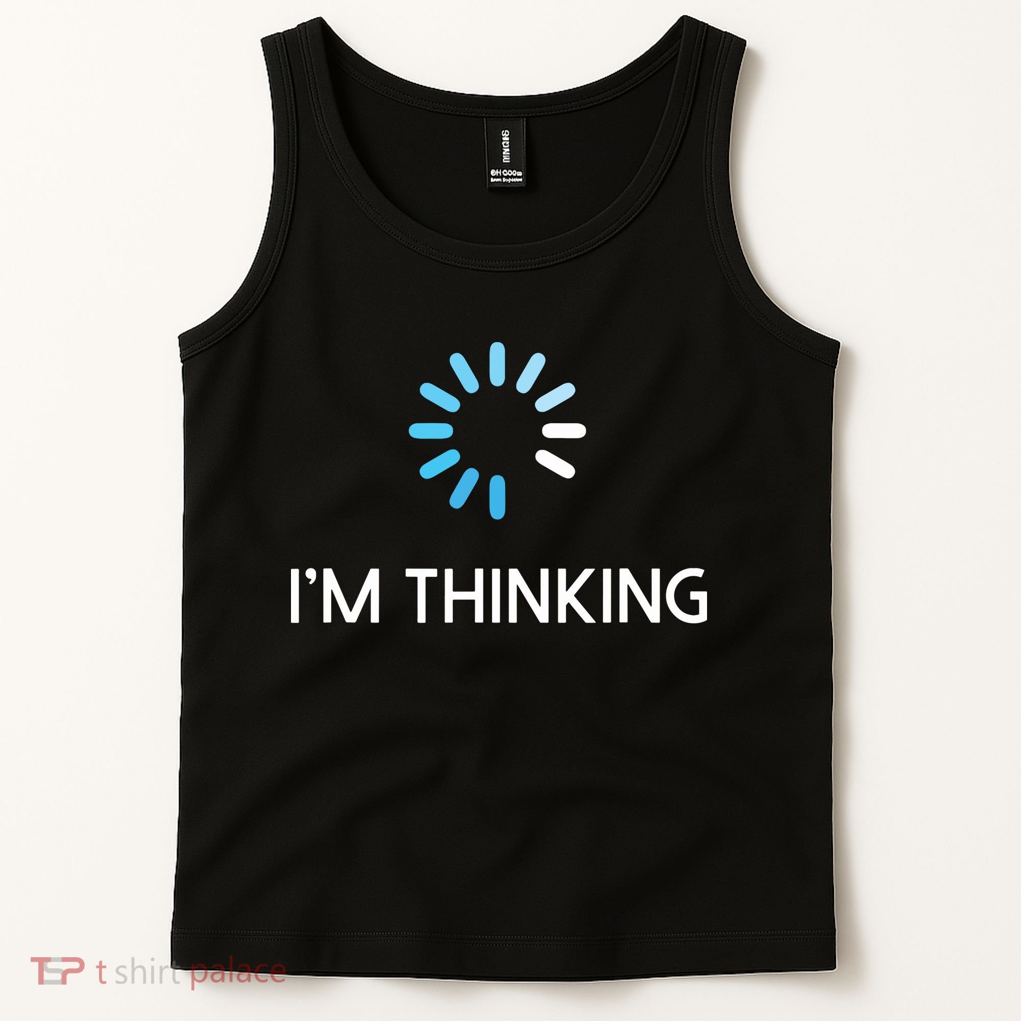 Im Thinking For Geeks Nerds Funny Programmers Tee Tank Top