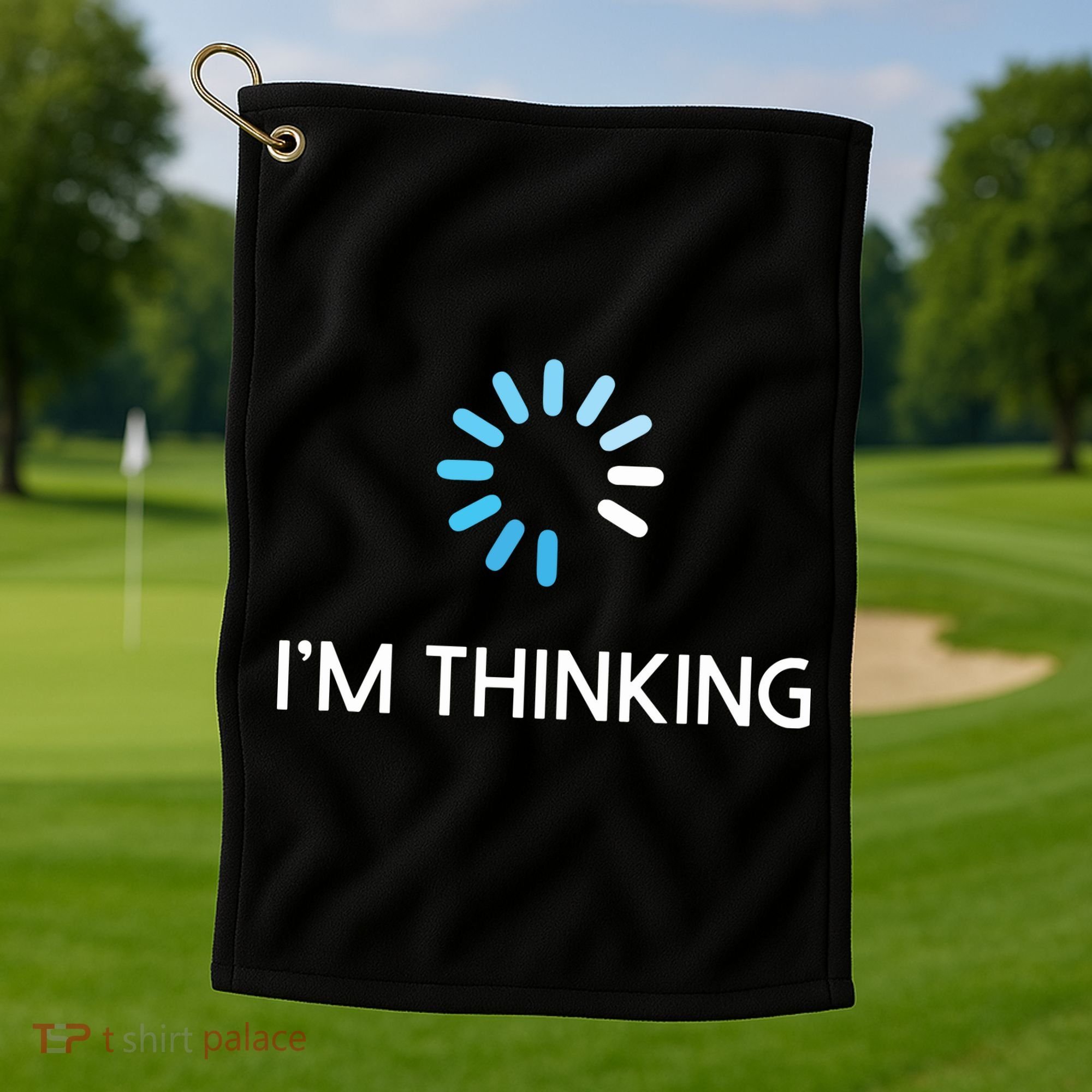 Im Thinking For Geeks Nerds Funny Programmers Tee Golf Towel