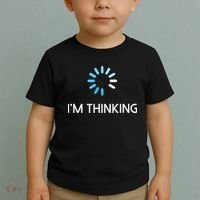 Im Thinking For Geeks Nerds Funny Programmers Tee Toddler T-Shirt thumb 2