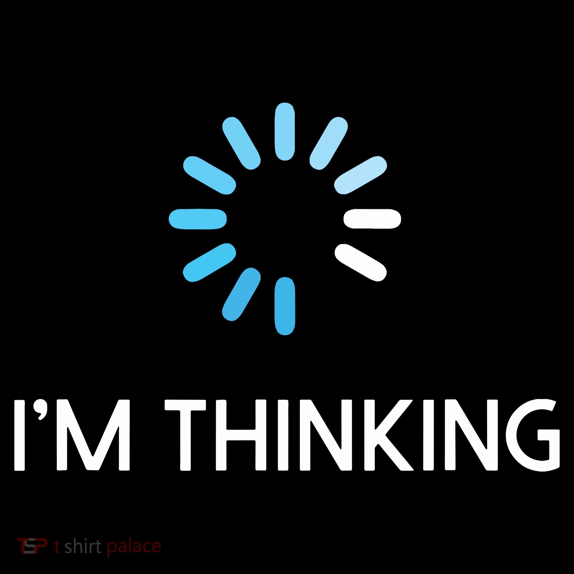 Im Thinking For Geeks Nerds Funny Programmers Tee Visor