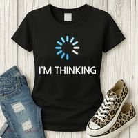 Im Thinking For Geeks Nerds Funny Programmers Tee Women's T-Shirt thumb 3