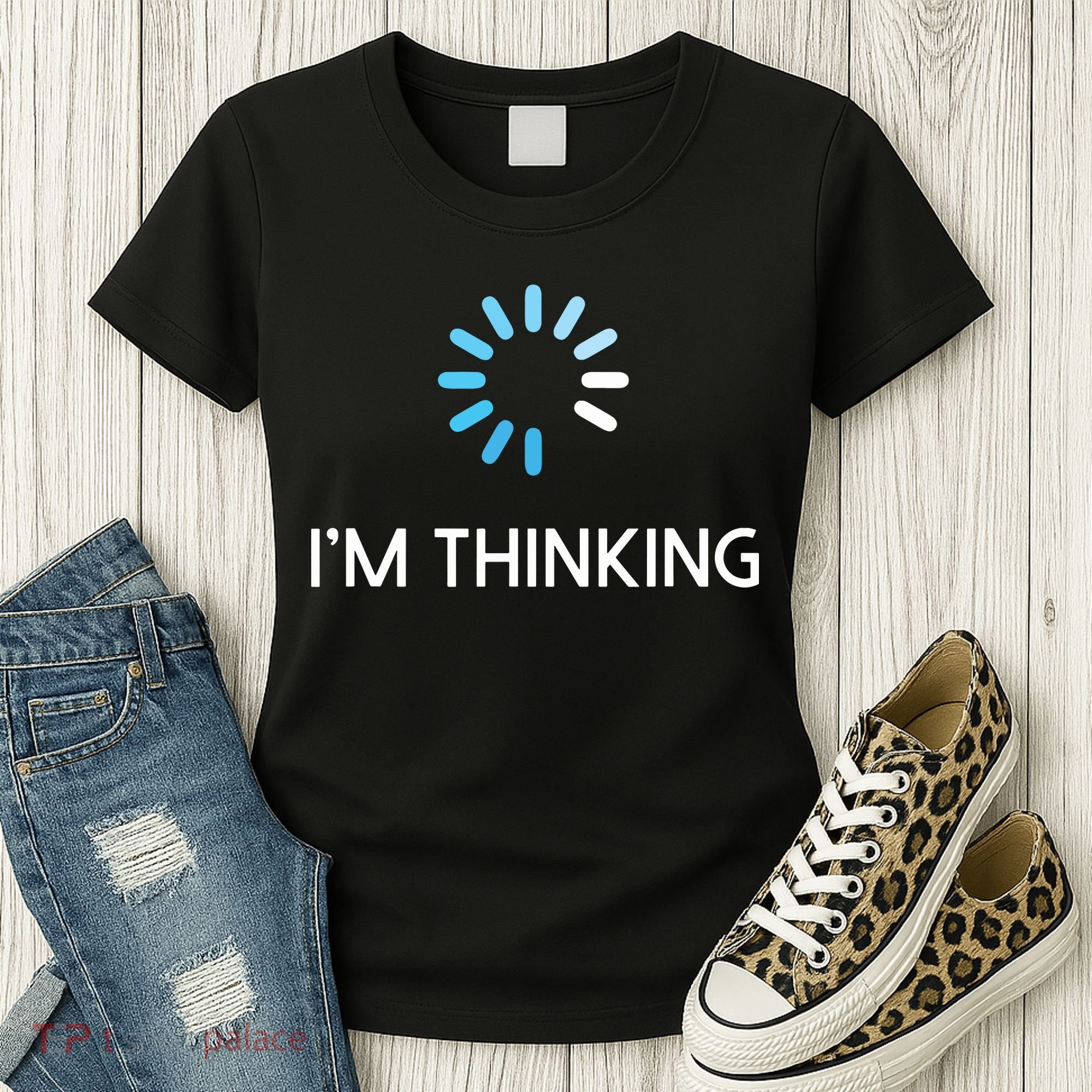 Im Thinking For Geeks Nerds Funny Programmers Tee Women's T-Shirt