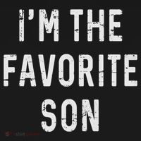 I'm The Favorite Son Funny Family Gift Quote Ornament thumb 1