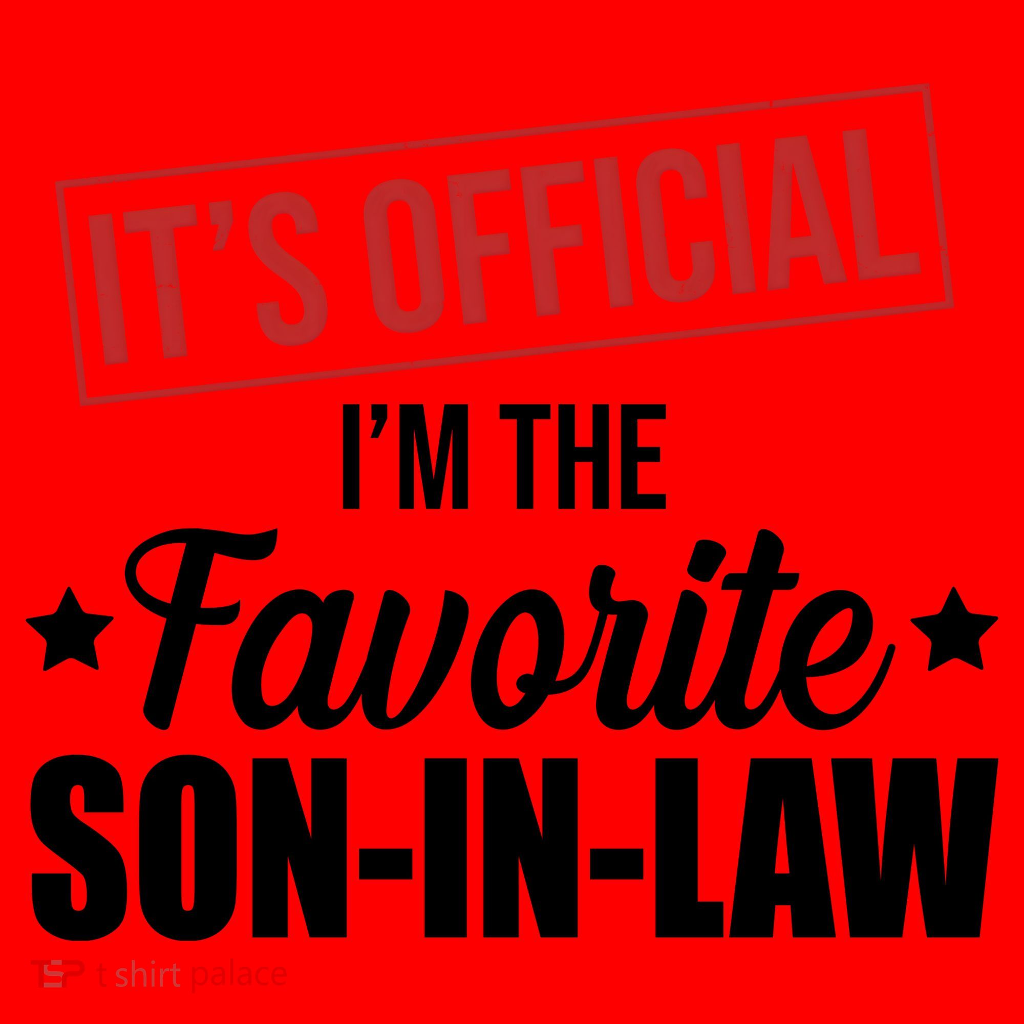 Im The Favorite Son In Law Funny Gift Santa Hat