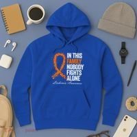 In This Family Nobody Fights Alone Leukemia Awareness Gift Hoodie thumb 3