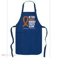 In This Family Nobody Fights Alone Leukemia Awareness Gift Apron thumb 0