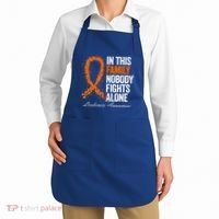 In This Family Nobody Fights Alone Leukemia Awareness Gift Apron thumb 2