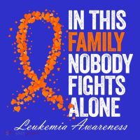 In This Family Nobody Fights Alone Leukemia Awareness Gift Tank Top thumb 6